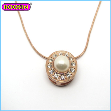 Hight Quality 18k Collier en or Collier en perles en gros